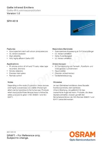 SFH 4516 Datasheet Copertura