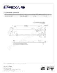 SIPF-200A-RH Datasheet Pagina 2