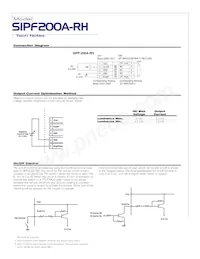 SIPF-200A-RH Datasheet Pagina 3