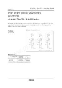 SLA-570LT3F Datasheet Cover