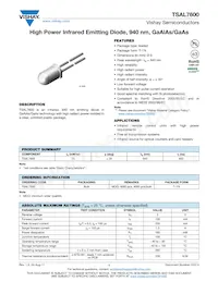 TSAL7600 Datasheet Cover