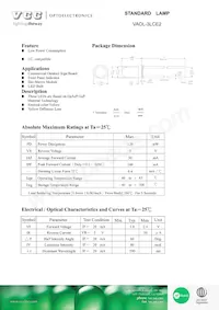 VAOL-3LCE2 Datasheet Cover