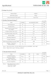 VFHA1104P-4C42C-TR Datasheet Page 3