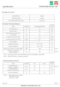 VFHA1104P-4C42C-TR 데이터 시트 페이지 3