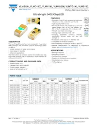 VLMG1500-GS08 Datasheet Cover