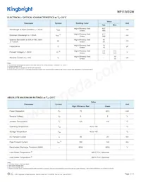 WP115VEGW Datasheet Pagina 2