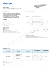 WP117EGWT Datasheet Cover