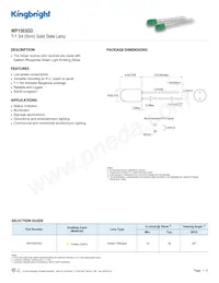 WP1503GD 데이터 시트 표지