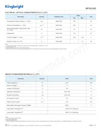 WP3A10HD 데이터 시트 페이지 2