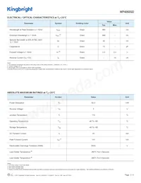 WP4060GD Datasheet Page 2