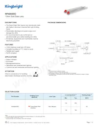 WP4060SRD Datasheet Cover