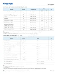 WP424SRDT Datasheet Pagina 2