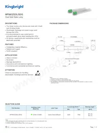 WP5603ZGDL/SD/G Datasheet Cover