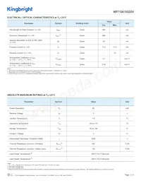 WP710A10GD5V Datasheet Pagina 2