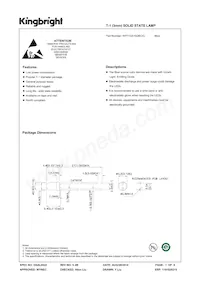 WP710A10QBC/G Datasheet Cover