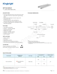 WP710A10SRC/D Datasheet Cover