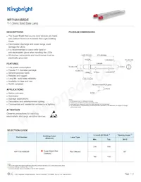 WP710A10SRD/E Datasheet Cover