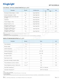 WP710A10SRD/J4 Datasheet Pagina 2