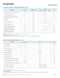 WP7113LVBC/D Datasheet Page 2