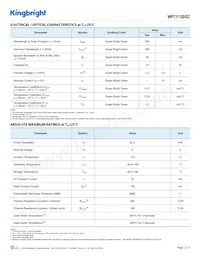 WP7113SGC Datenblatt Seite 2