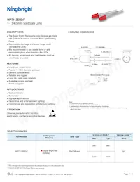 WP7113SRD/F Datasheet Cover