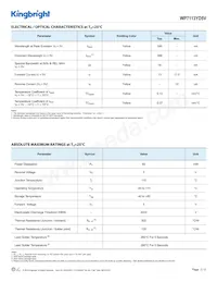 WP7113YD5V Datasheet Pagina 2