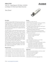 AFBR-57F5PZ Datasheet Cover