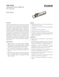 AFBR-700SDZ Datasheet Cover