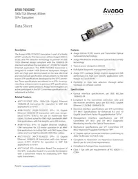 AFBR-703SDDZ Datasheet Cover