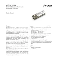 AFCT-5971ALZ Datasheet Cover