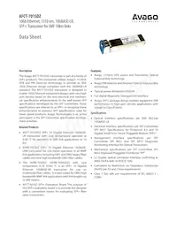 AFCT-701SDZ Datasheet Cover