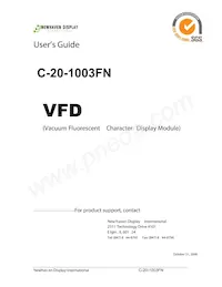 C-20-1003FN數據表 封面