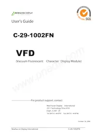 C-29-1002FN Datasheet Cover