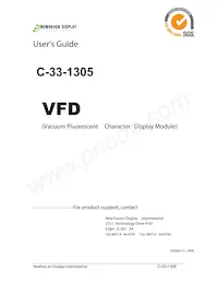 C-33-1305 Datasheet Cover