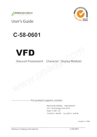 C-58-0601 Datasheet Cover