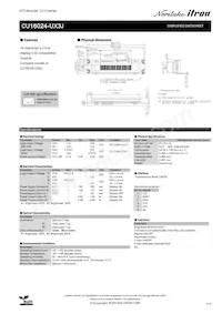 CU16024-UX3J Datasheet Cover