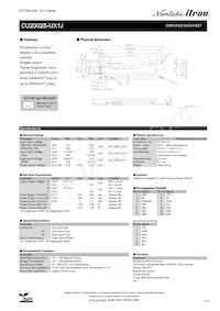 CU20025-UX1J Datasheet Cover