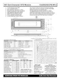 CU20025ECPB-W1J Datasheet Cover