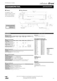 CU20026SCPB-T30A Datasheet Copertura