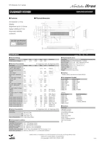 CU20027-YX100 Datasheet Cover