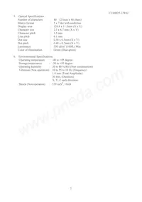 CU40025-UW6J Datasheet Page 3