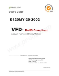 D0120MY-20-2002數據表 封面