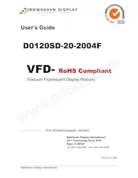 D0120SD-20-2004F Datasheet Cover