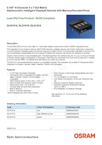 DLO1414-21 Datasheet Cover