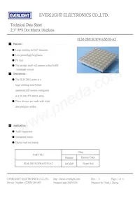 ELM-2881SURWA/S530-A2 Datasheet Cover