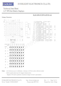 ELM-2881SURWA/S530-A2 Datasheet Pagina 2