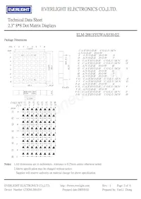 ELM-2881SYGWA/S530-E2 Datasheet Pagina 2
