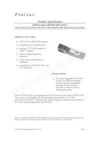 FTEN2217P1CUN-BC Datasheet Cover