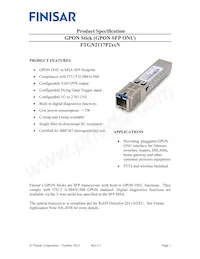 FTGN2117P2TUN Datasheet Cover