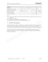 FTGN2117P2TUN Datasheet Page 3